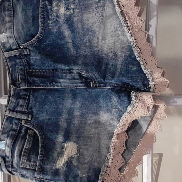 Free People lace knit shorts - Picture 2 of 5